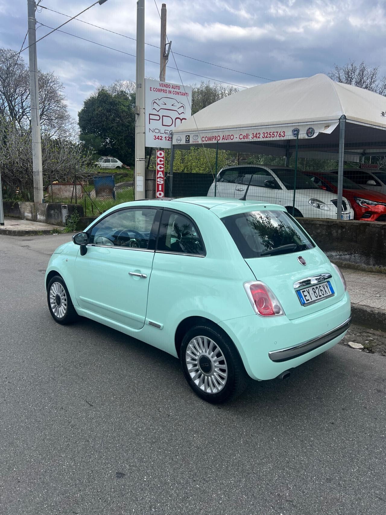 Fiat 500 1.2 benzina 2015 tagliandi certificati