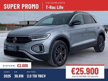 Volkswagen T-Roc Life 2.0 TDI 116CV