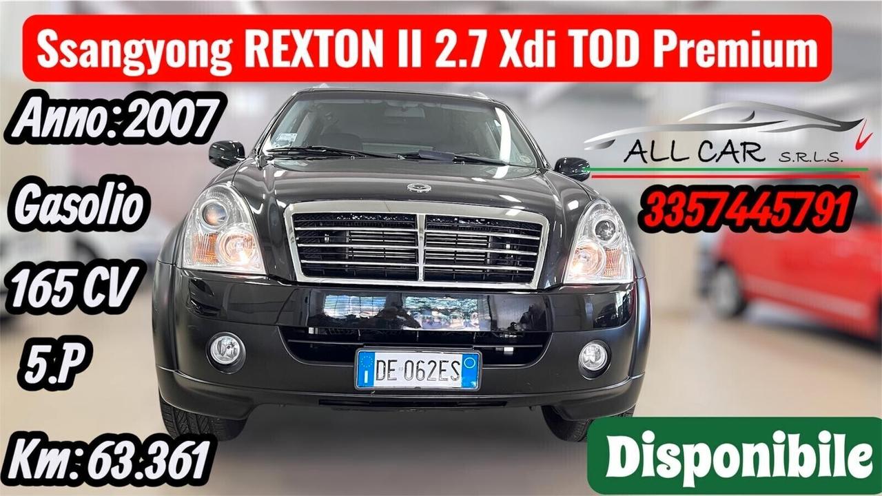 Ssangyong REXTON II 2.7 XDi TOD Premium 4WD