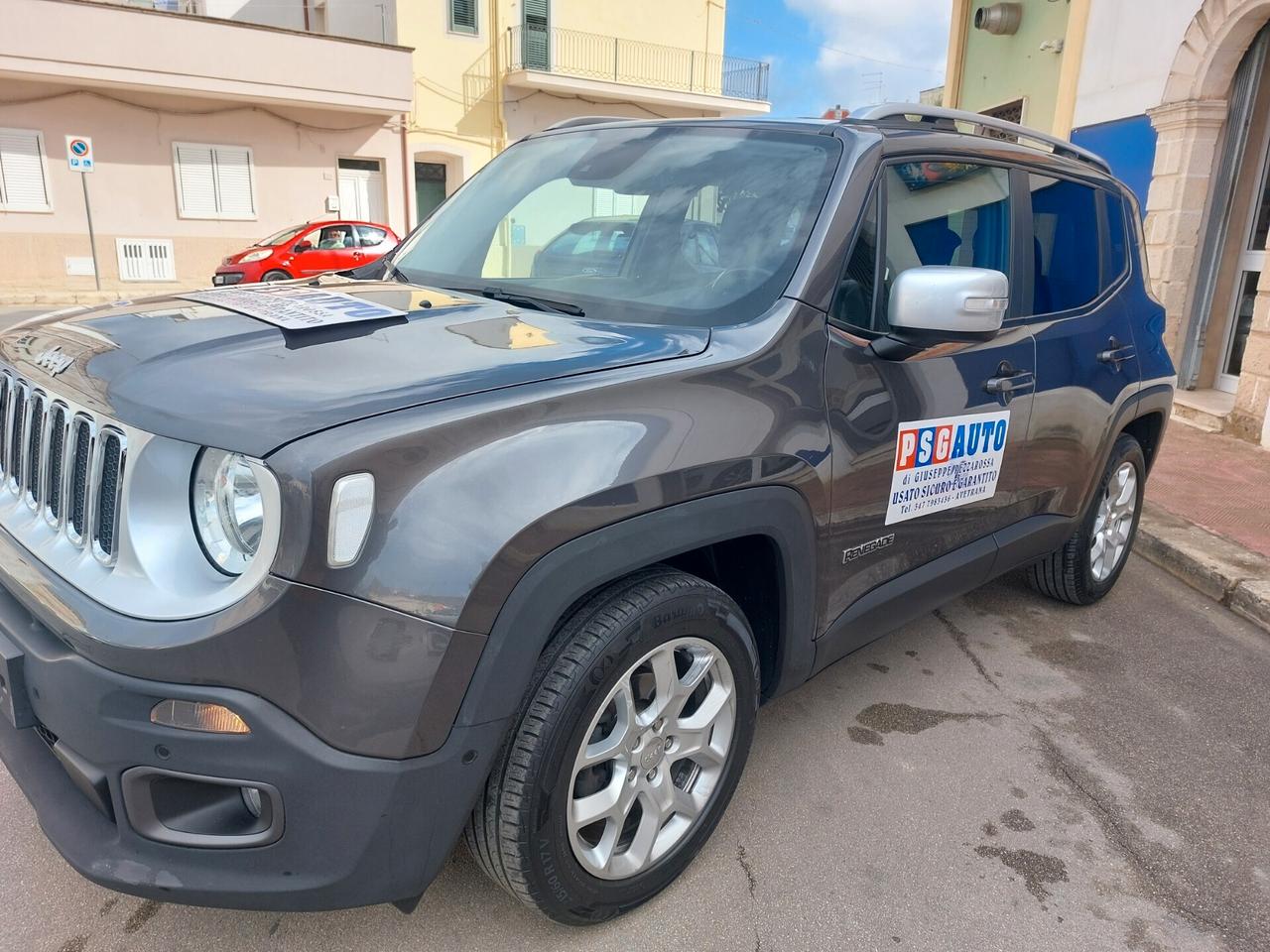 JEEP RENEGADE LIMITED TOP 1.6 MJT 120CV STRAFULL PELLE TOTALE NAVI, SENSORI PERFETTA