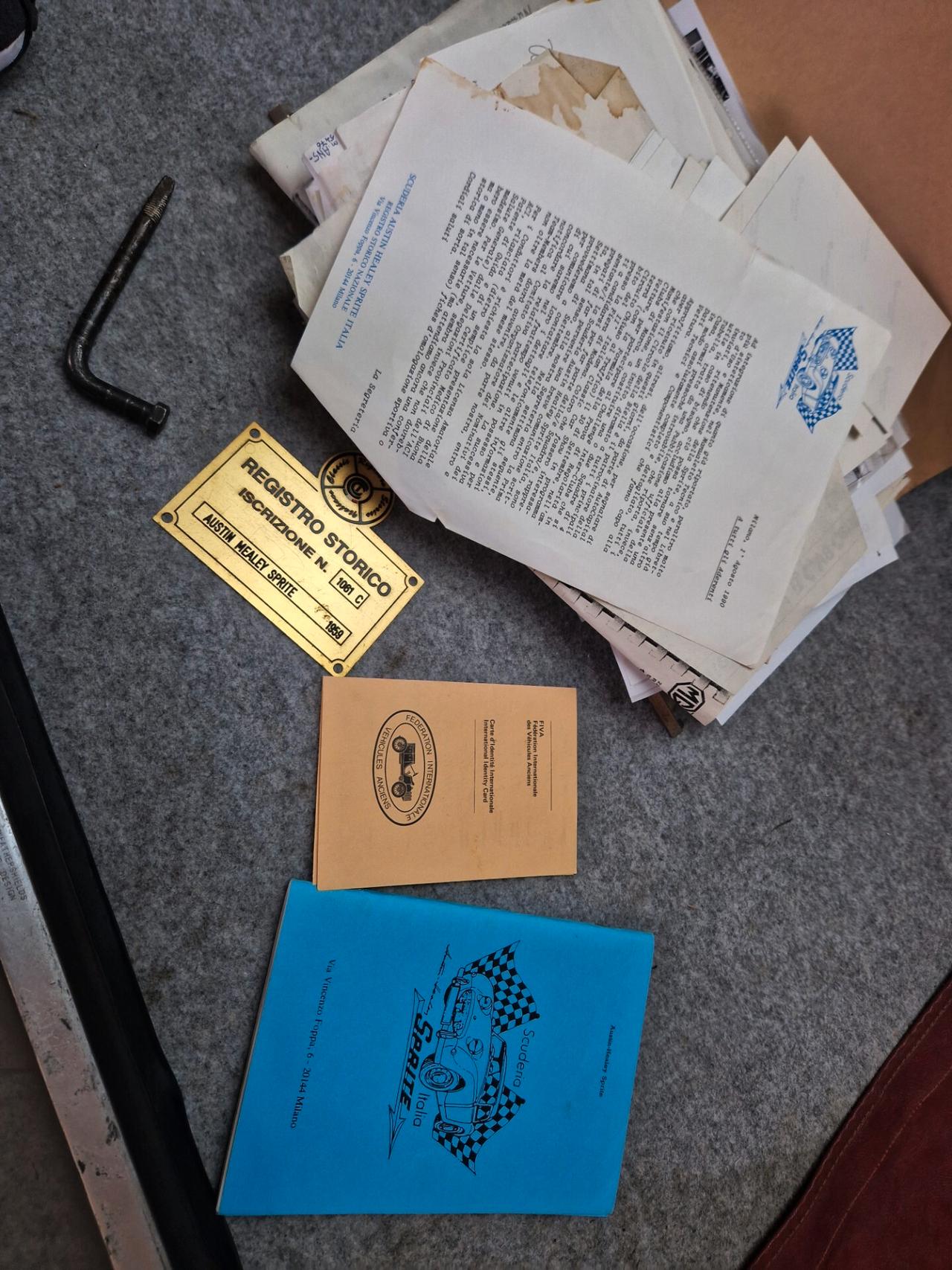 Austin Healey Altro Sprite “Frog Eye” ASI