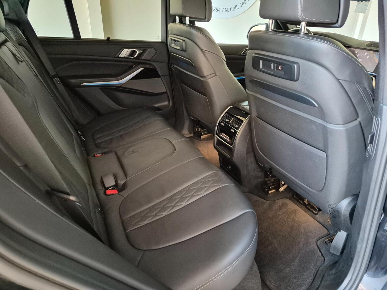 BMW X5 XDRIVE 45E MSPORT LASER PELLE TETTO SOSPENSIONI PNEUMATICHE FRENI M BLU C.21" ADAS 1 PROPRIETARIO