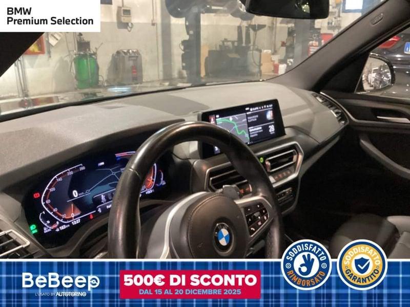 BMW X3 XDRIVE20D MHEV 48V MSPORT AUTO