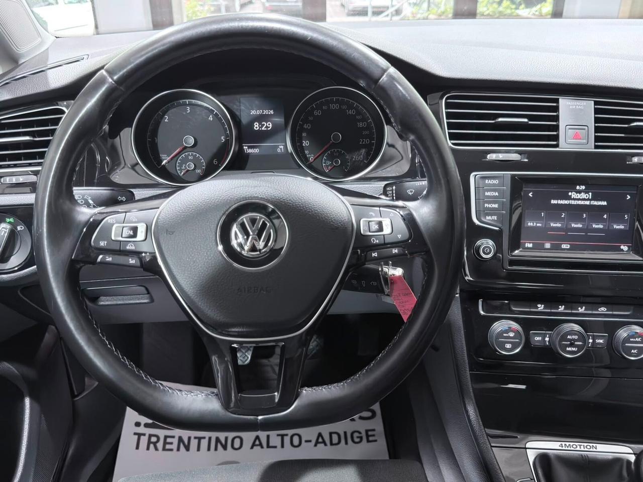 VOLKSWAGEN GOLF 1.6 TDI 105cv 4MOTION HIGHLINE