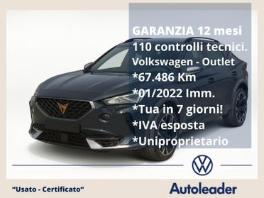 Cupra Formentor 2.0 TDI 4Drive 4x4 DSG SOLI 67mila Km