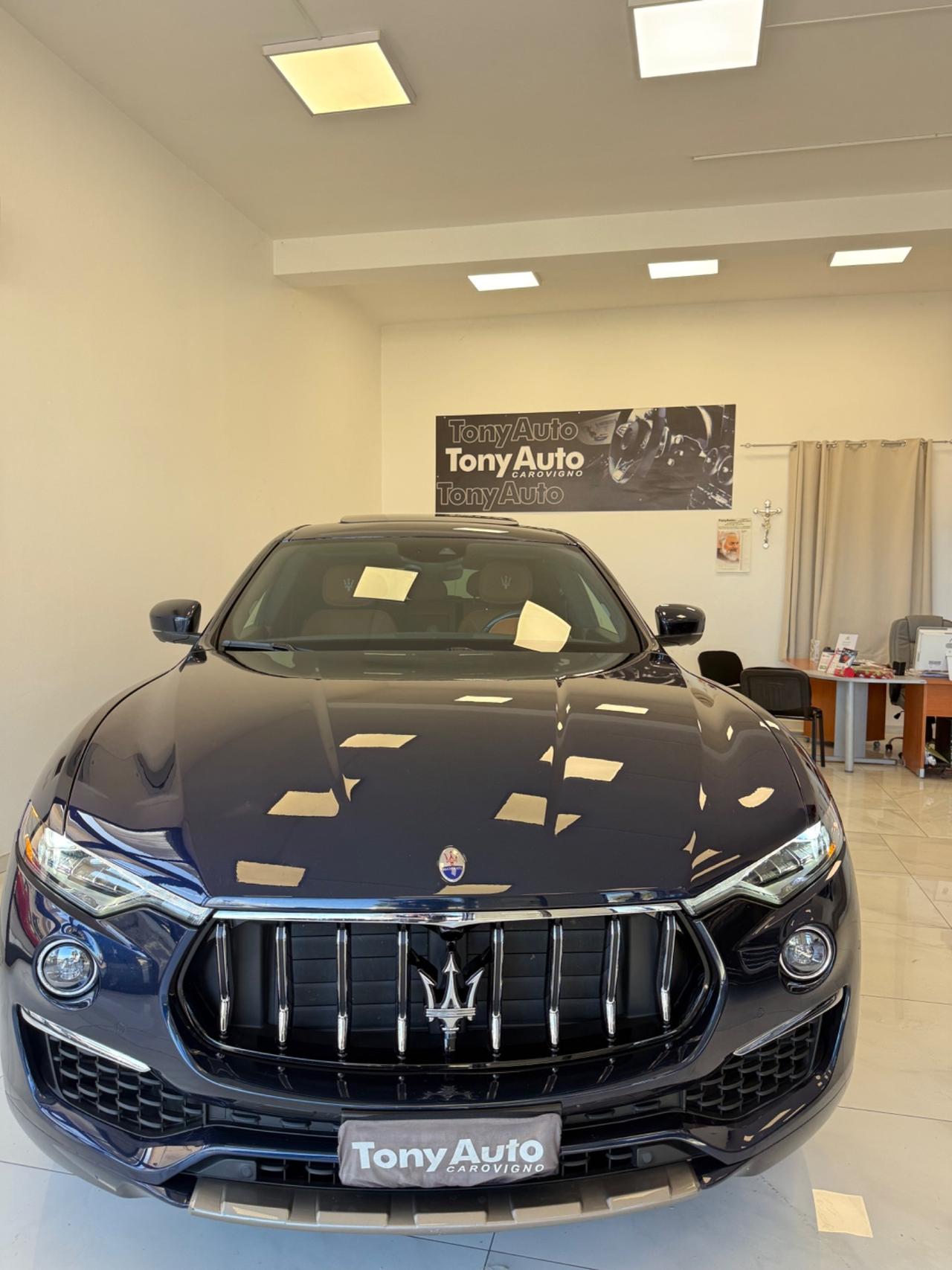 Maserati Levante Granlusso 250 auto TETTO APRIBIE APPLE CARPLAY,TELECAMERA,NAVI,KM CERTIFICATI ITALIA