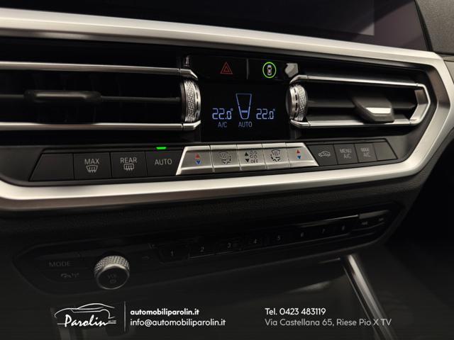 BMW 318 d 48V Sport Aut. Berlina Black pack-Telecamera-LED