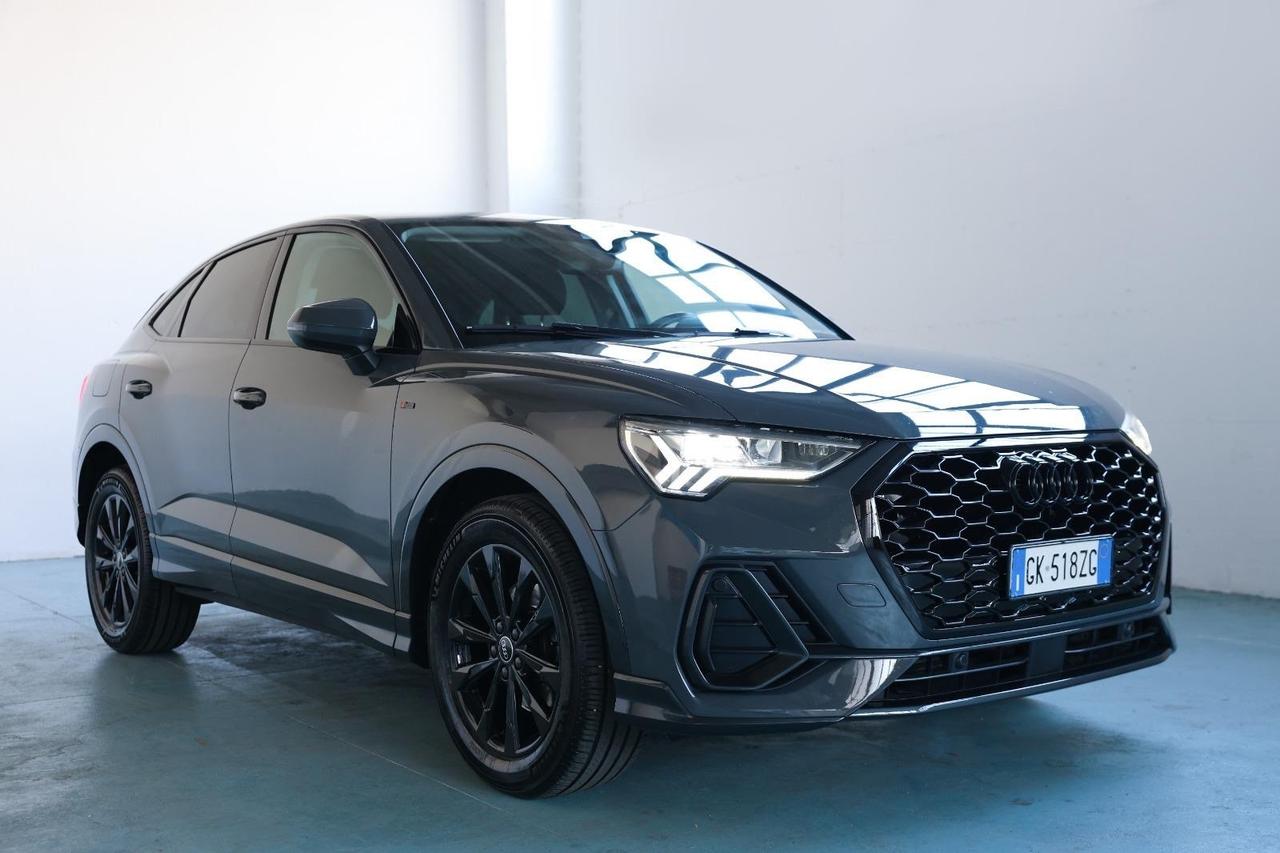 Audi Q3 Sportback 35 TDI S tronic line Black edition UNIPROPRIETARIO ITALIANA IVA ESPOSTA