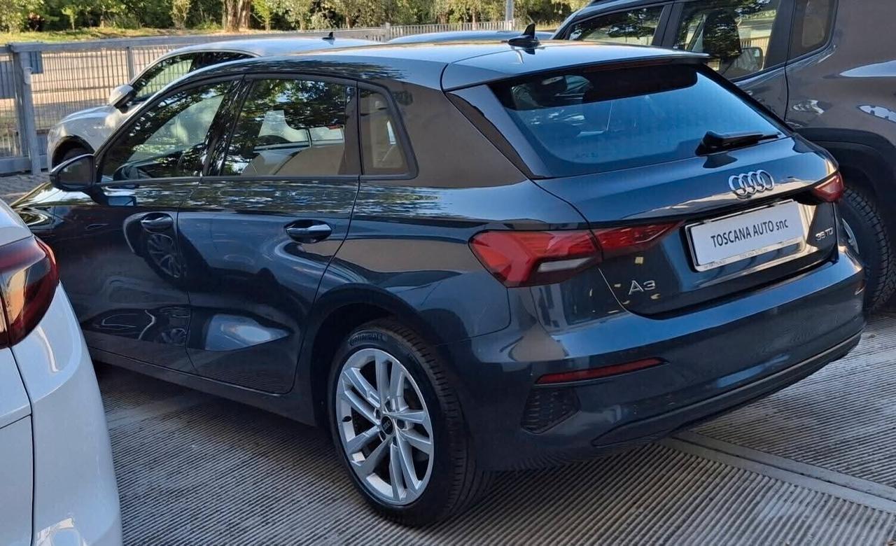 Audi A3 SPB 35 TDI S tronic cerchi 17 Navigazione
