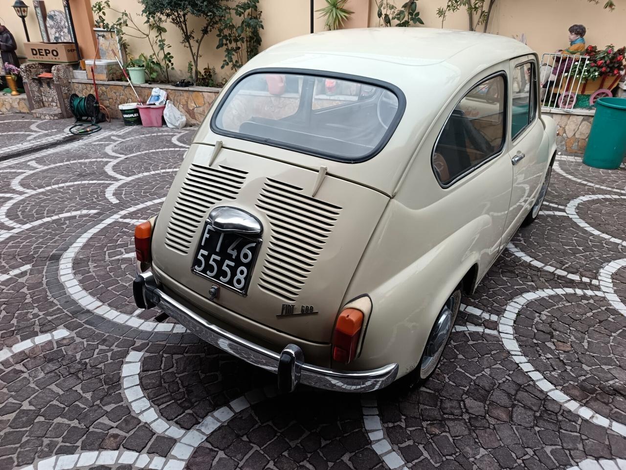 Fiat 600 seicento anno 1968 ORIGINALE