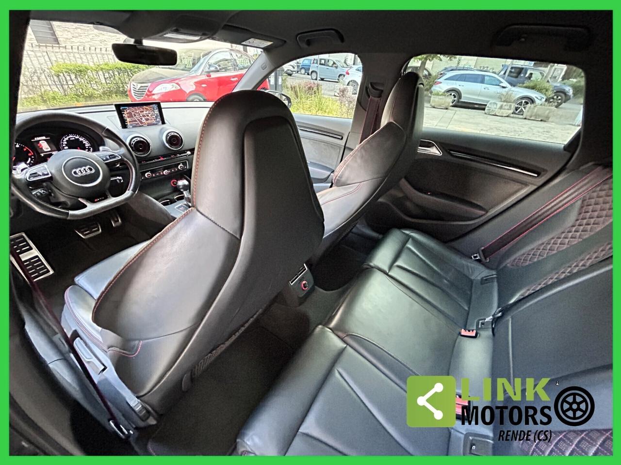 Audi RS 3 SPB 2.5 TFSI quattro 367cv S tronic S line 02/2016