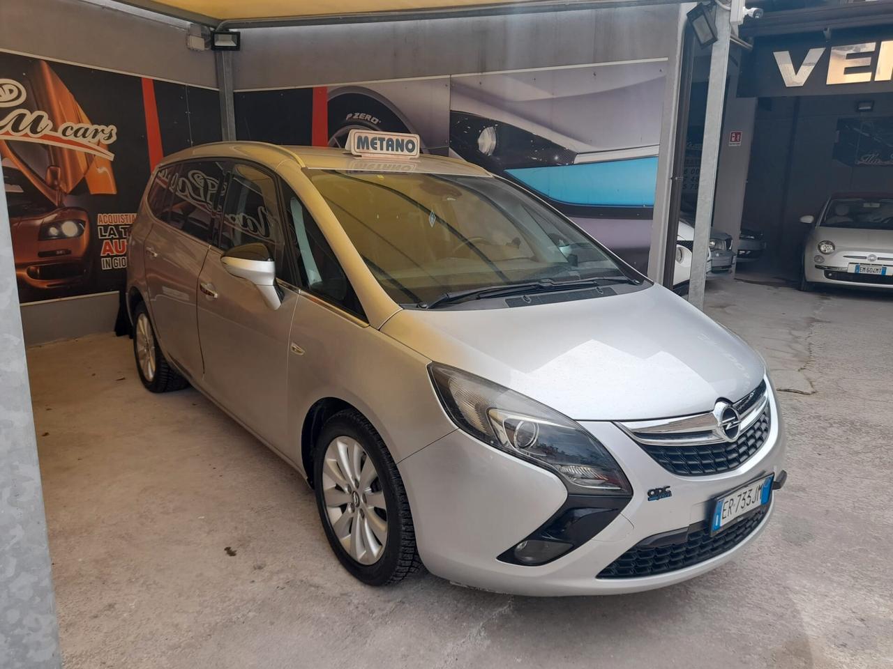 Opel Zafira Tourer 1.6cc metano 12 mesi garanzia-2013