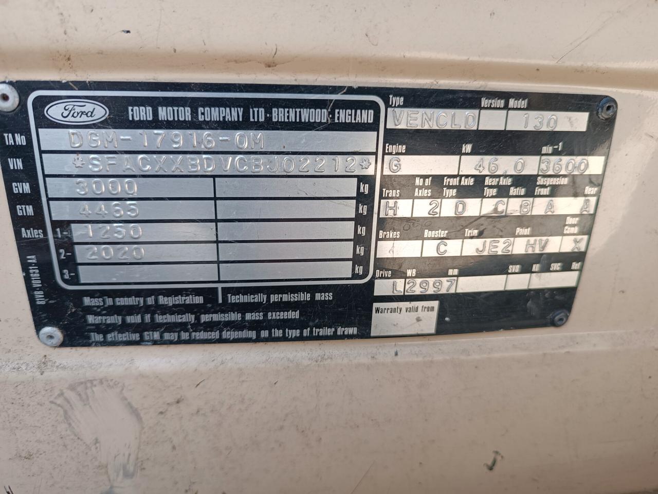 FORD 2.4 DIESEL
