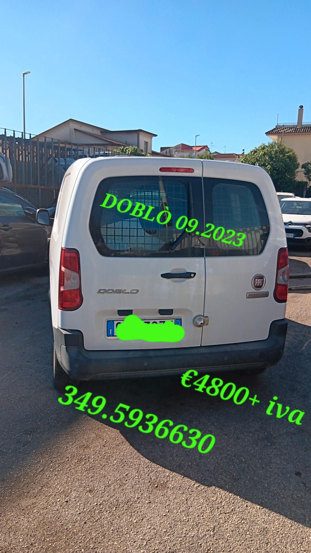 Fiat Doblo incidentata sinistrata mondialcars 09.2023