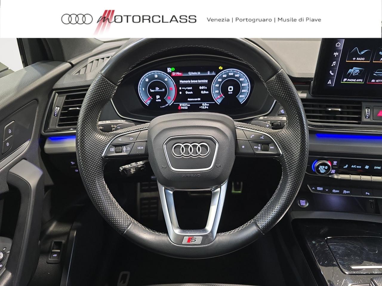 Audi Q5 sportback 40 2.0 tdi mhev 12v identity black quattro s tronic