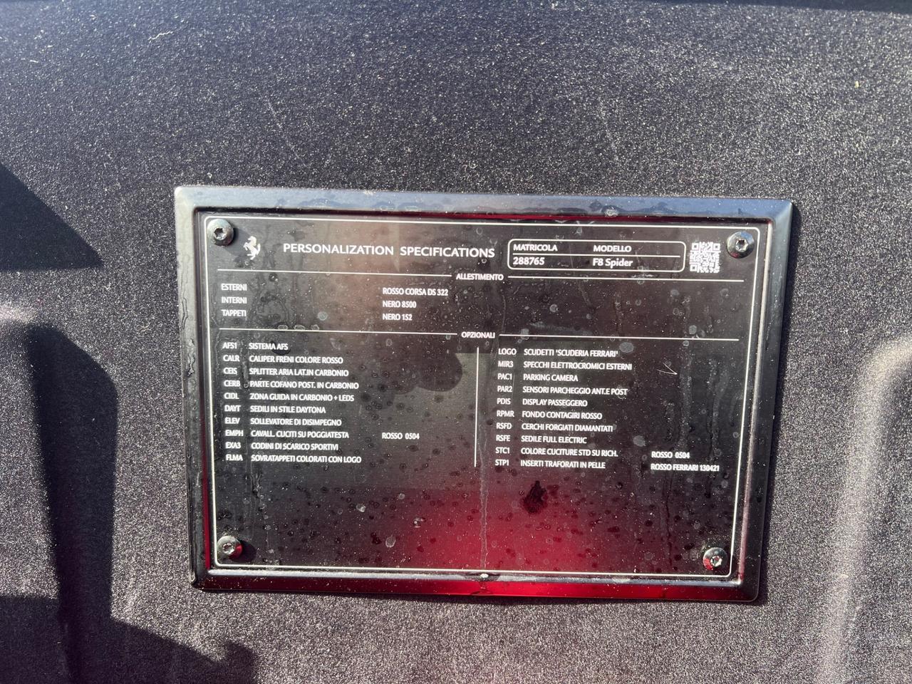 Ferrari F8 Spider Tributo 3.9