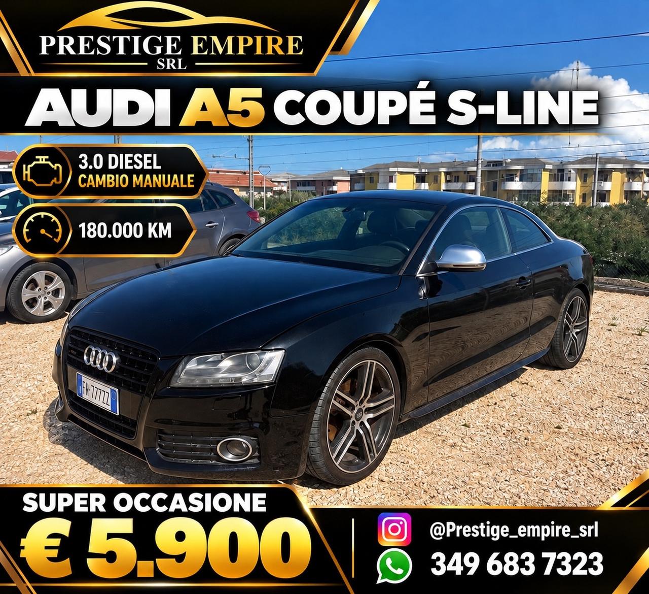 Audi A5 3.0 COUPE S-Line PERMUTE 5.900€
