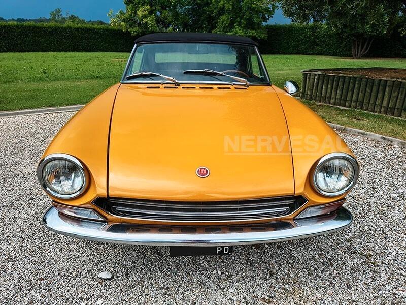 Fiat 124 Spider 1400 1968 CRS ASI – GIALLO POSITANO TARGHE NERE