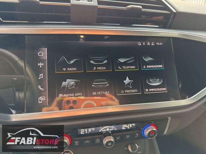 Audi Q3 Sportback 35 TDI 150 Cv S-Tronic S-Line interno ed esterno