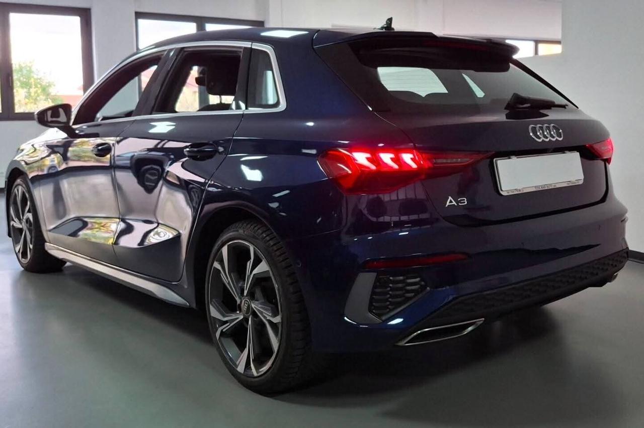 Audi A3 SPB S line Fari full led solo 16.000km