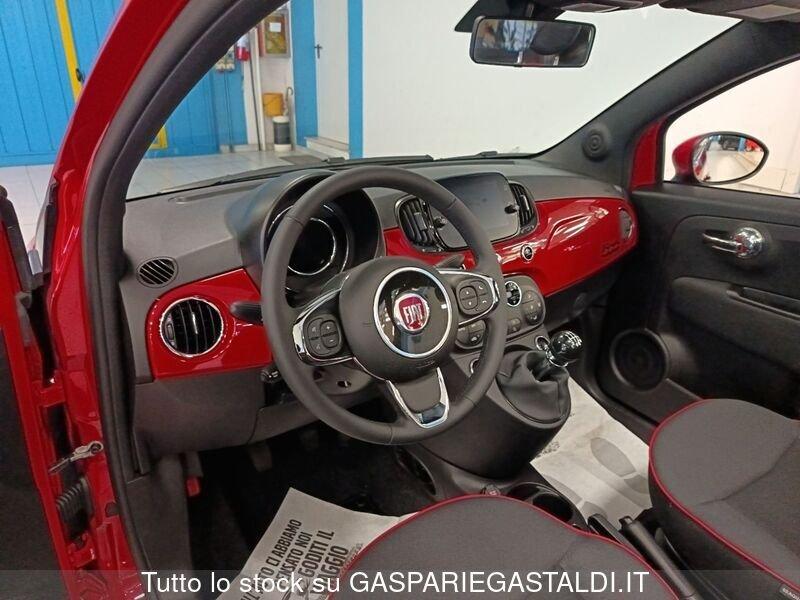 FIAT 500C 1.0 Hybrid Red CABRIO