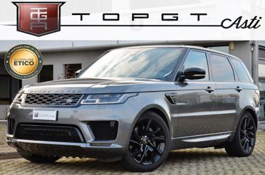 LAND ROVER RANGE ROVER SPORT 2.0 P400e PHEV PLUG IN HSE DYNAMIC 404cv AUTO, UFF ITALIANA, SERVICE LAND ROVER, TETTO, HI-FI MERIDIAN, PELLE, FARI FULL LED, RETROCAMERA, 21", PERMUTE