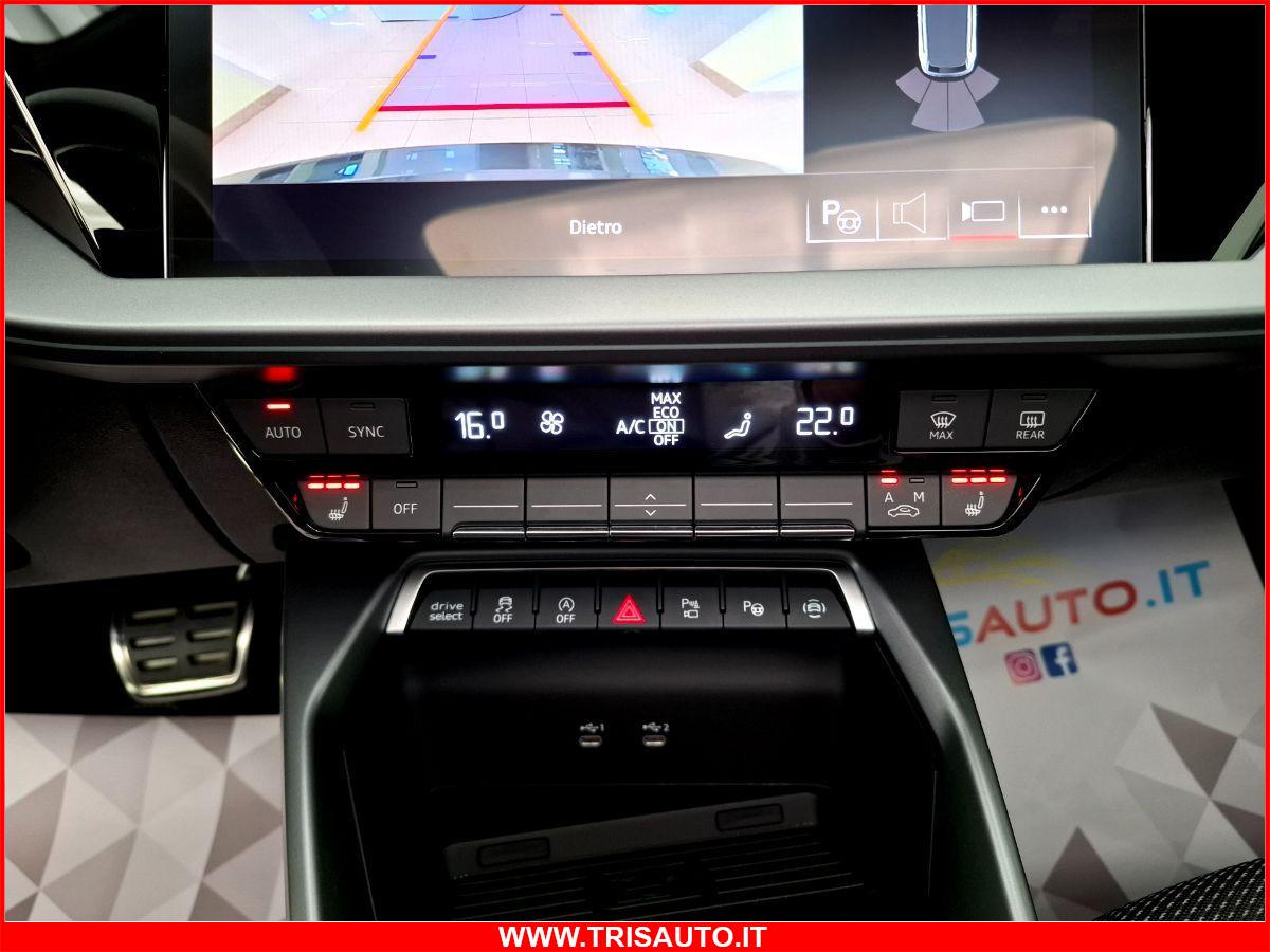 AUDI A3 SPB 35 2.0 Tdi S-tronic S-line Edition (TETTO PANORAMICO+MATRIX)