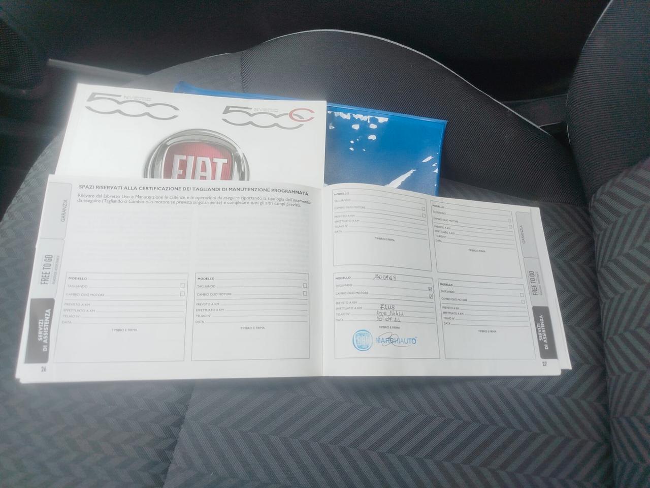 500 HYBRID*PREZZO VERO* TAGLIANDI FIAT- GARANZIA 12 MESI