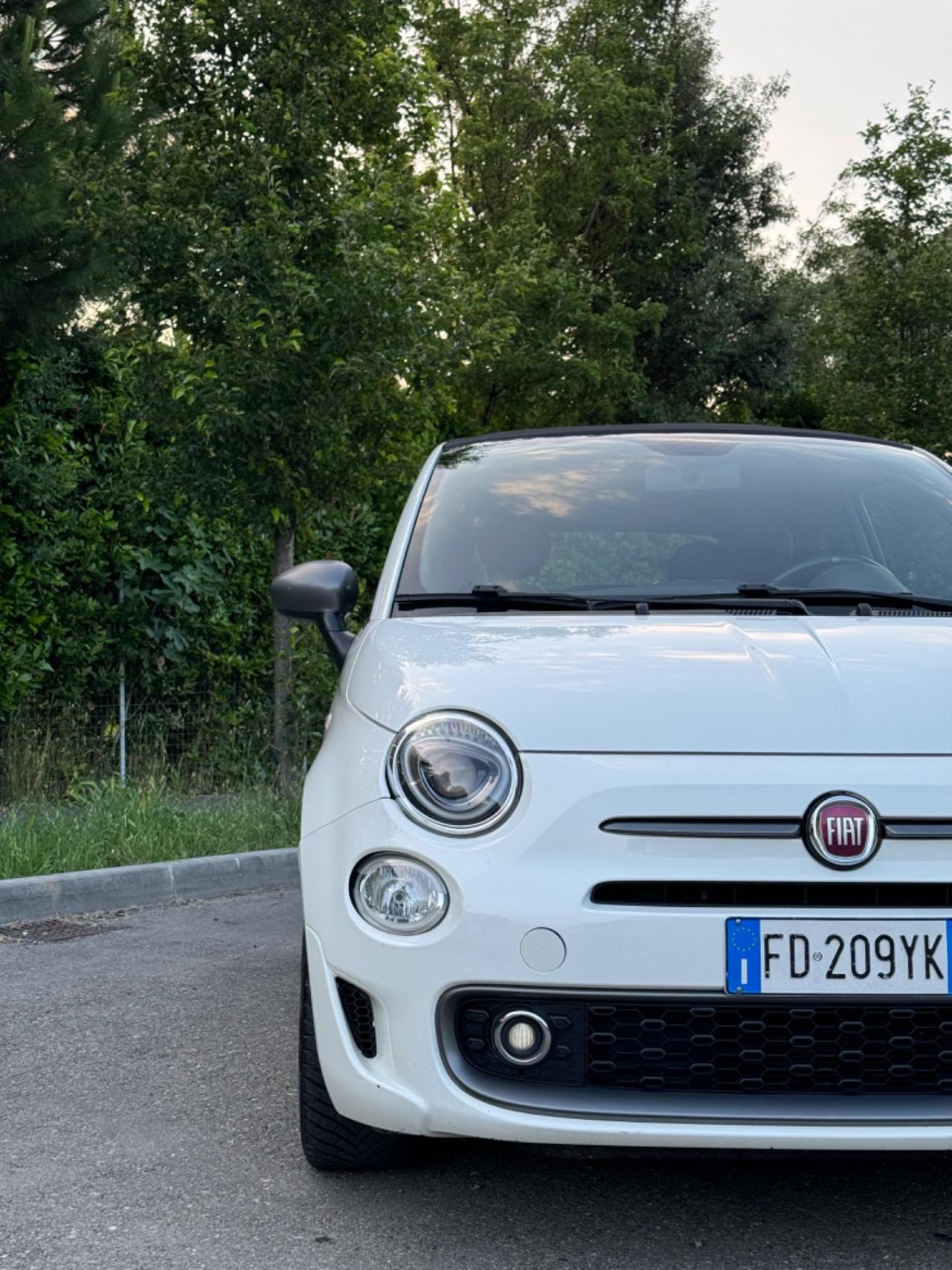 Fiat 500s cabrio 1.2 benzina si neopatentati