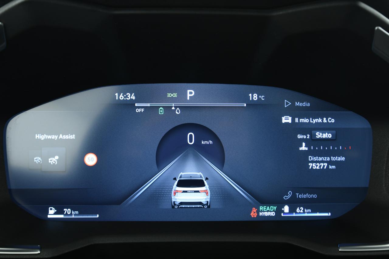 Lynk & Co 01 1.5 td phev auto TETTO PANO+ACC+CAMERA 360+APP CONNECT
