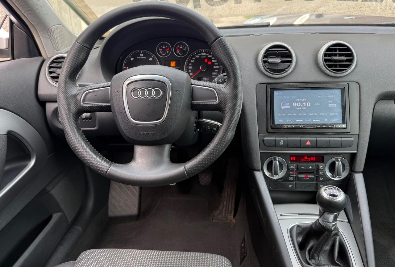 Audi A3 2.0 TDI 170 CV Quattro S-Line,Bluetooth,Climatronic Biz.,ecc.