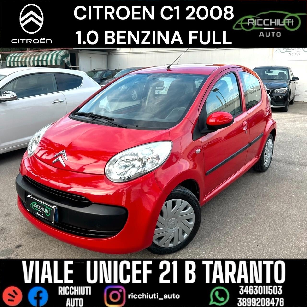 CITROEN C1 1.0 BENZINA 2008 5 PORTE OK NEOPATENTATI