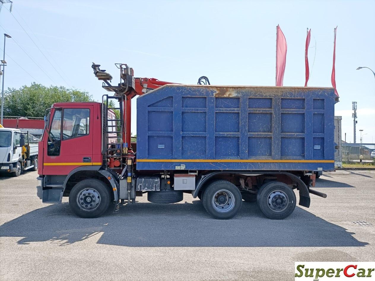IVECO EUROCARGO 150E23 ribaltabile posteriore, gru/caricatore,rotore e polipo