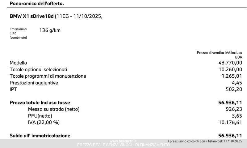 BMW X1 X1 sDrive 18d Msport Pro