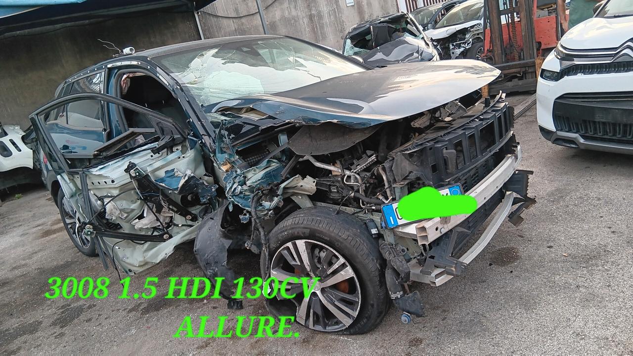 Peugeot 3008 ALLURE INCIDENTATA SINISTRATA MONDIALCARS 023