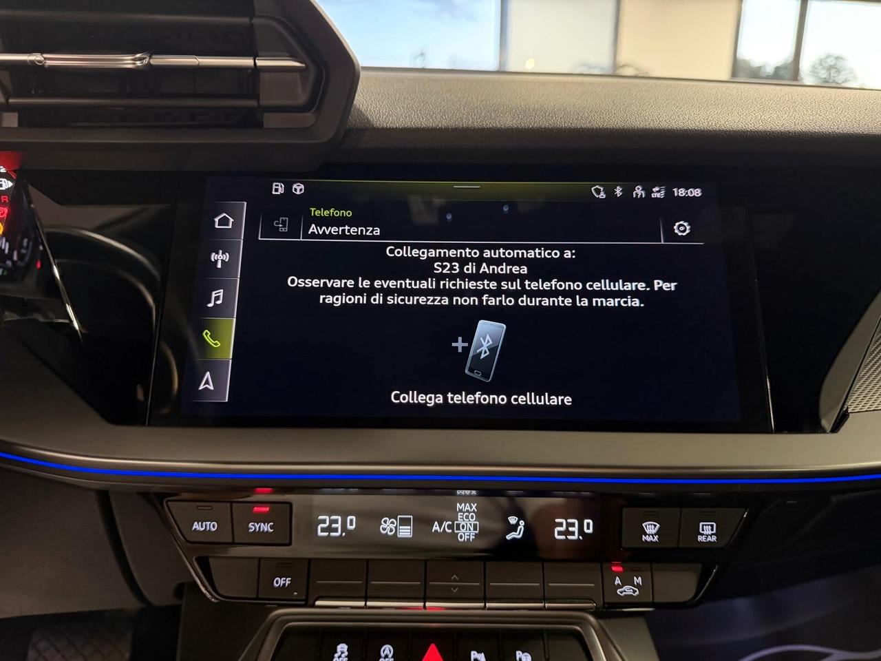 AUDI A3 SPORTBACK 35 TDI 2.0 150CV S-TRONIC NAVI CRUISE CAM ANNO 2022