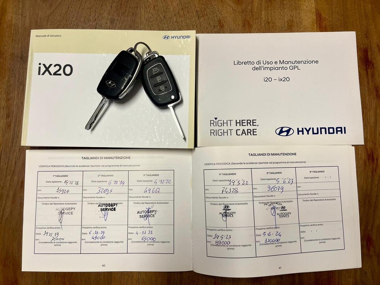 Hyundai iX20 1.4gpl 2018 125.000km perfetta per neopatentati
