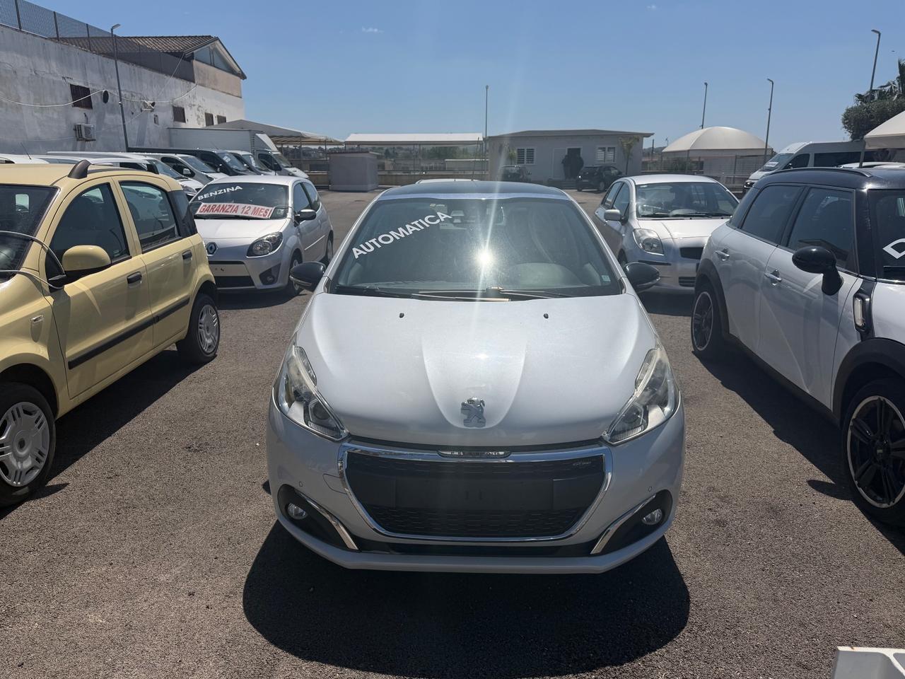 Peugeot 208 1.2 benzina gt line automatica 2015