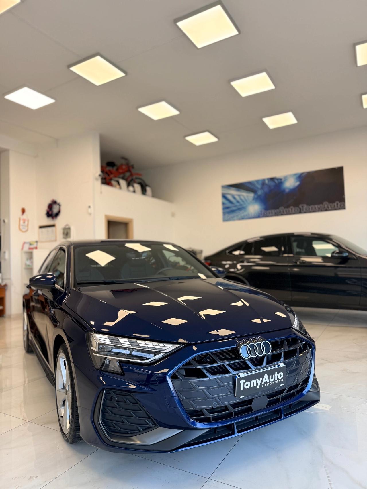 Audi A3 SPB 35 TDI S tronic line edition PACCHETTO LUCI SOFFUSE,APPLE CARPLAY,NAVI,TELECAMERA,FARO MATRIX