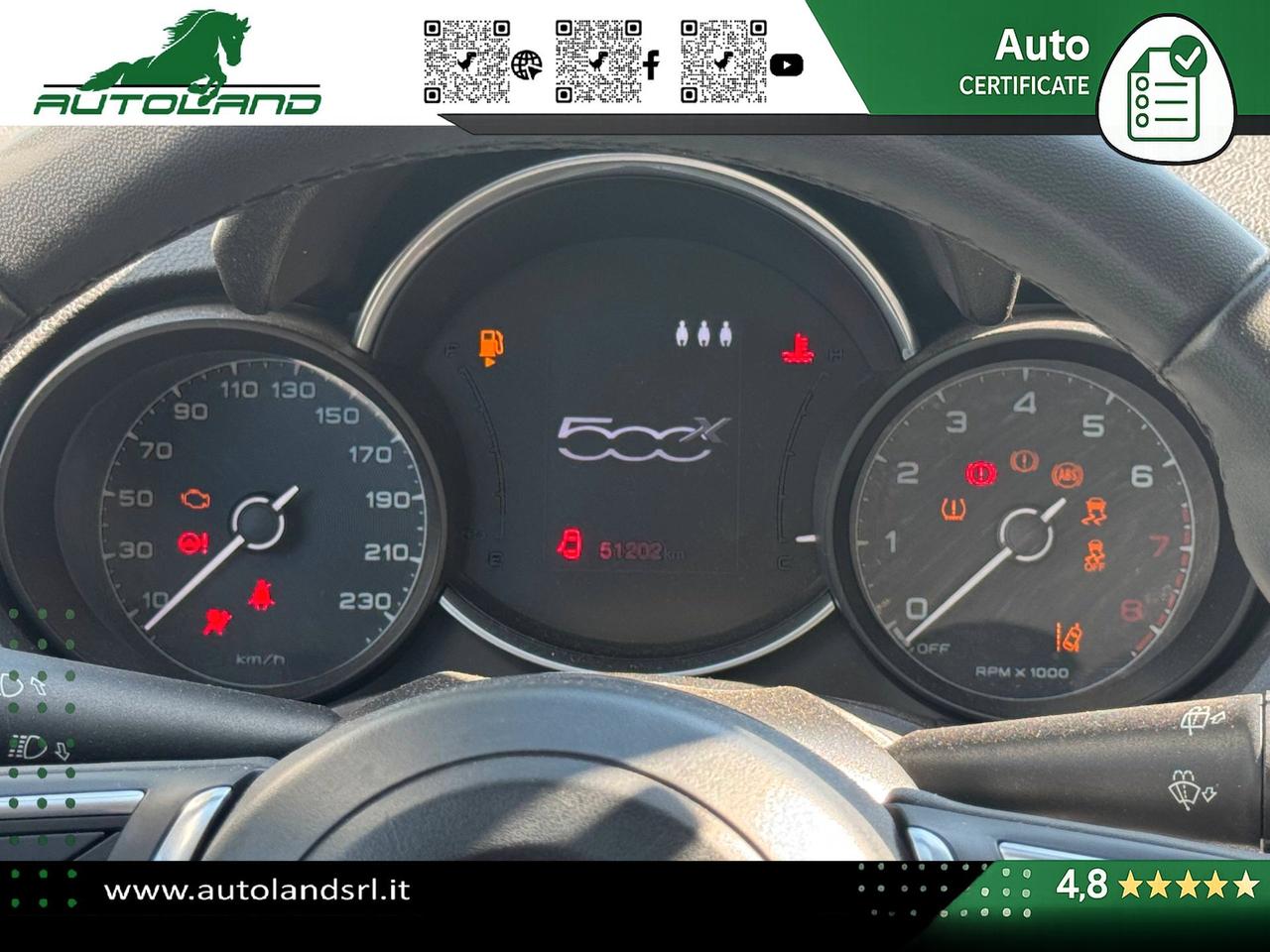 Fiat 500X 1.0 t3 Cult 120cv