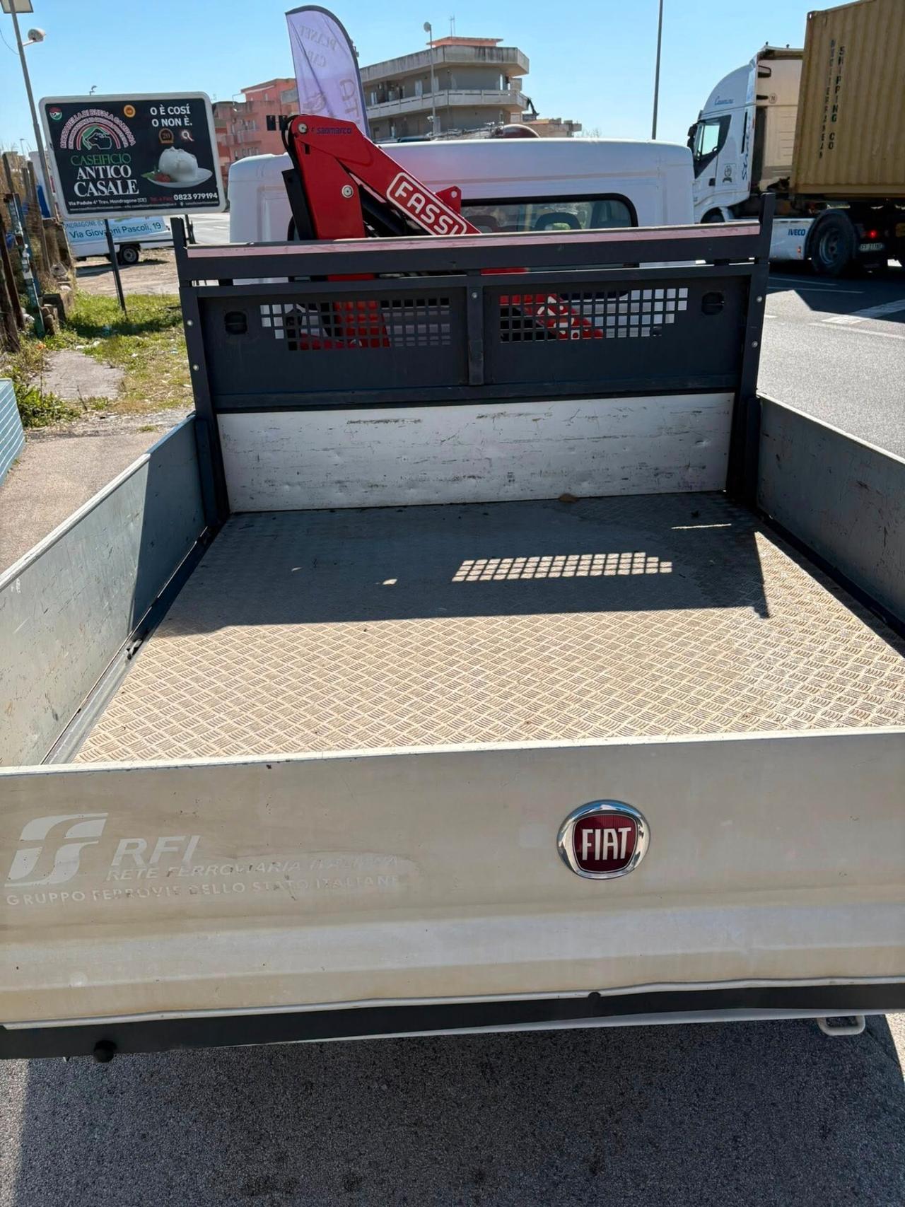 Fiat Ducato Maxi doppia cabina 7 posti gru fassi