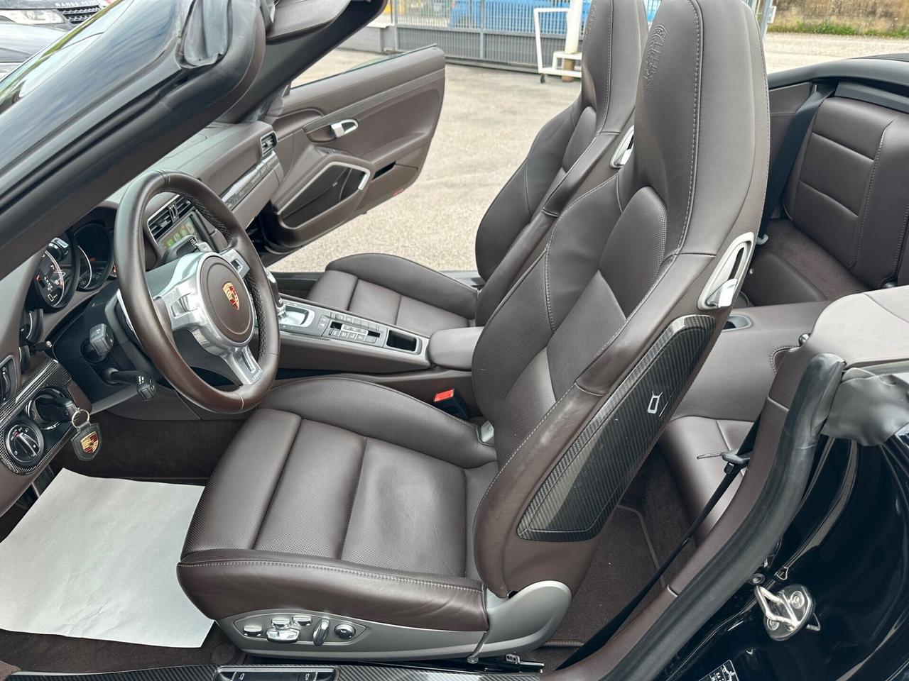 Porsche 911 3.8 Turbo S Cabriolet/fantastica/carbonio/km doc.