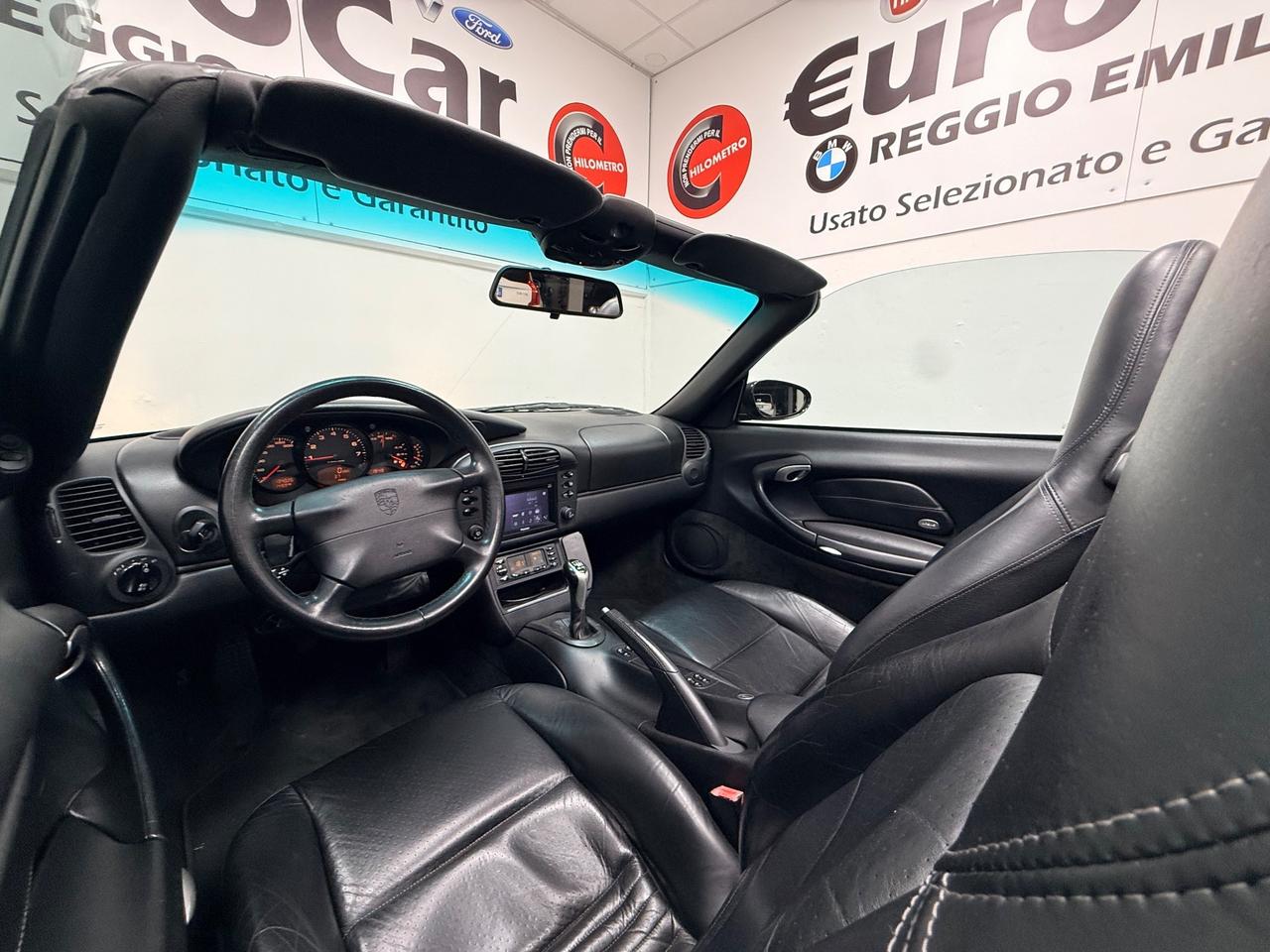 Porsche 911 3.4 Carrera 300CV Manuale Cabriolet ASI HARDTOP 06/2001 TAGLIANDI UFFICIALI