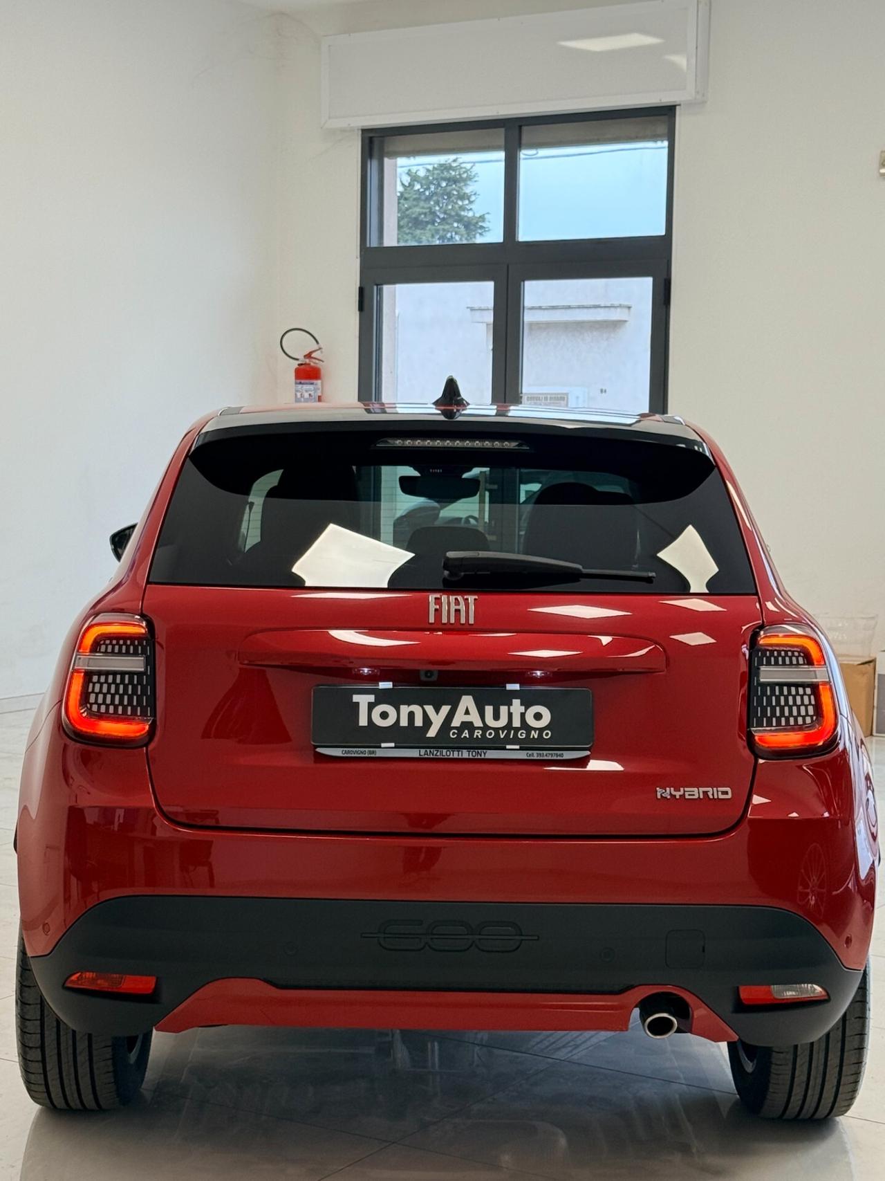 Fiat 600 1.2 hybrid La Prima auto NAVI,TELECAMERA 360,PELLE CHIAR,APPLE CARPLAY,VIRTUAL COCKPIT,ANDROID AUTO,