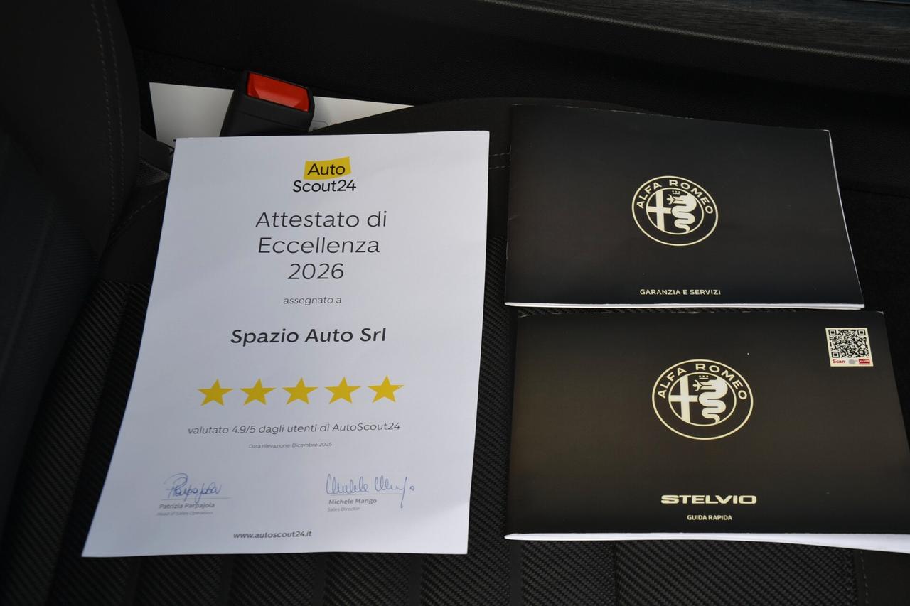 Alfa Romeo Stelvio 2.2 160CV SUPER MY23 SENZA VINCOLI FINANZIARI • UNIPRO' IVA ESPOSTA GARANZIA 12M