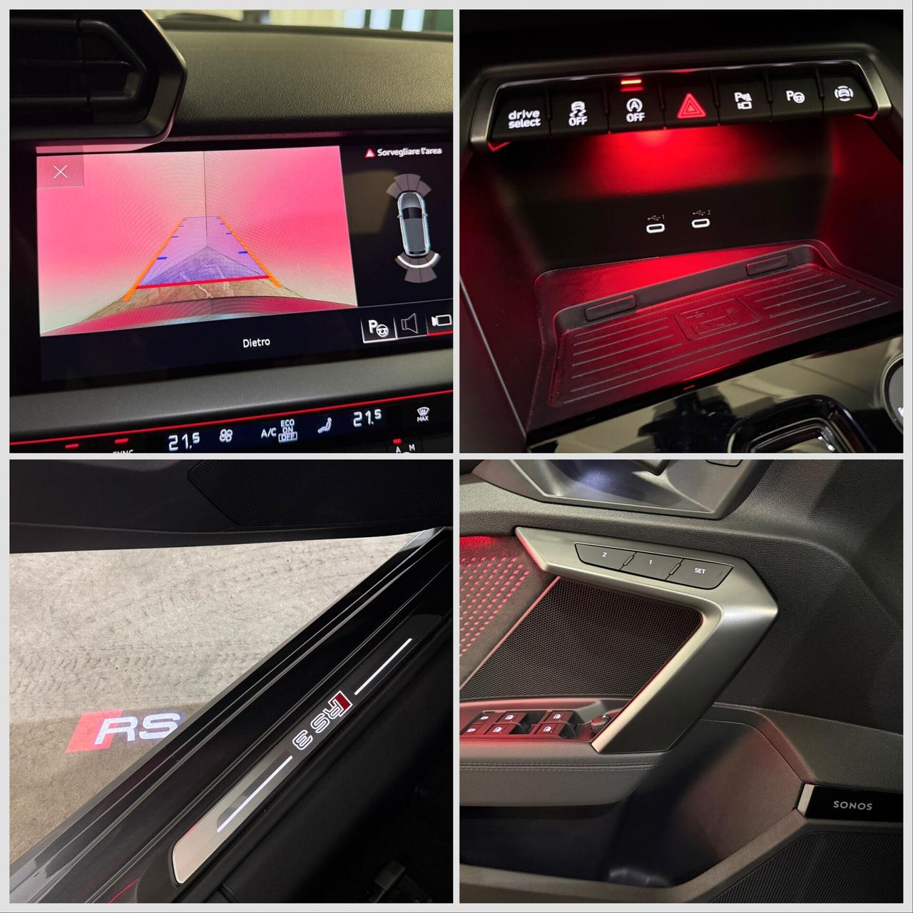 Audi RS3 2.5 Tfsi Quattro Tetto Garanzia e Tagliandi Audi