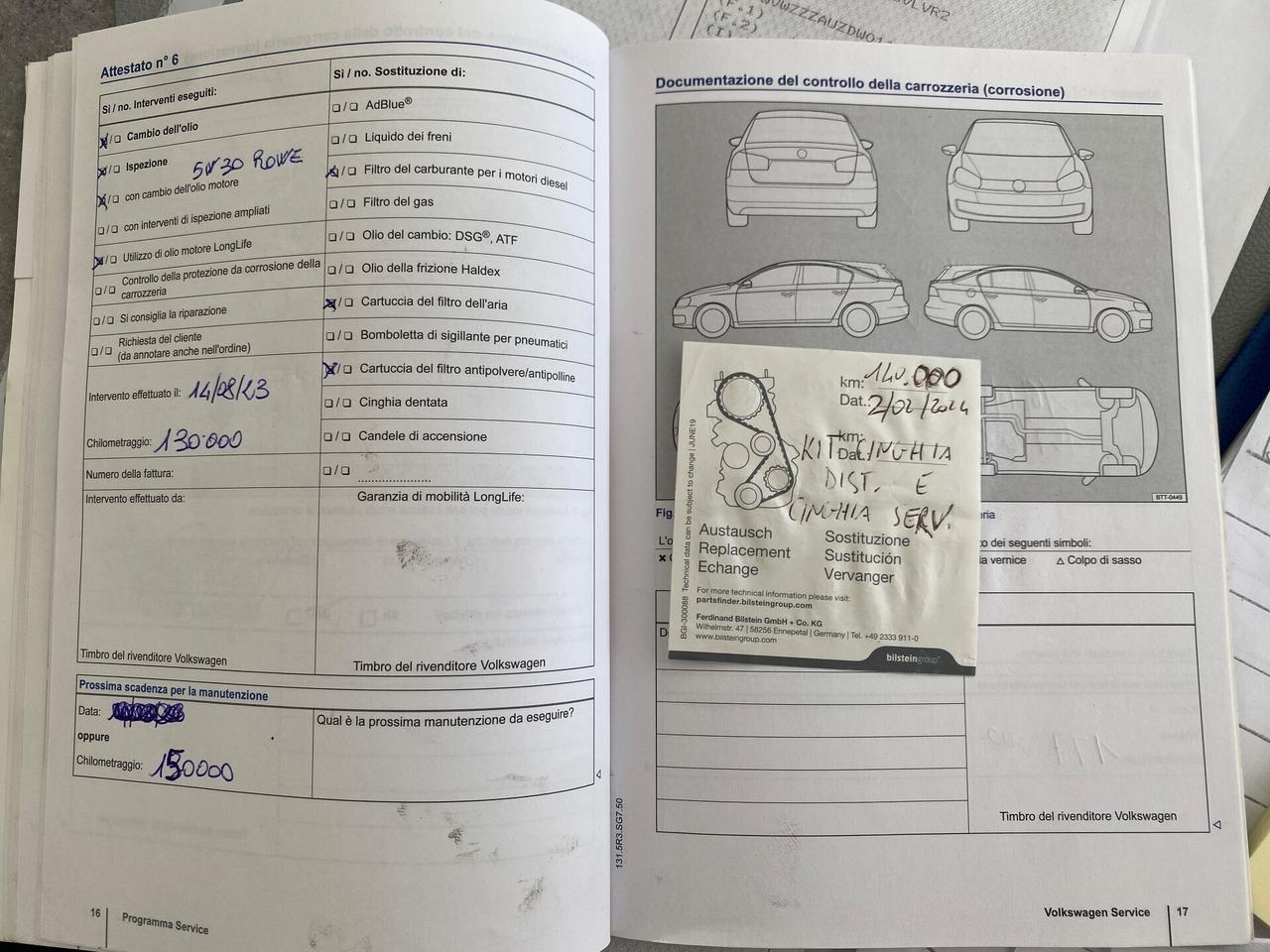 VOLKSWAGEN GOLF 1.6 DIESEL SERIE SETTE