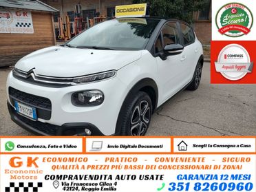 Citroen C3 PureTech 82 Shine, BENZINA, OK NEOPATENTATI, GARANZIA L.12 MESI