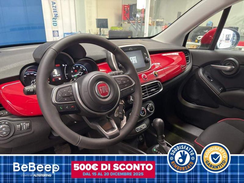 FIAT 500X 1.5 T4 HYBRID (RED) 130CV DCT