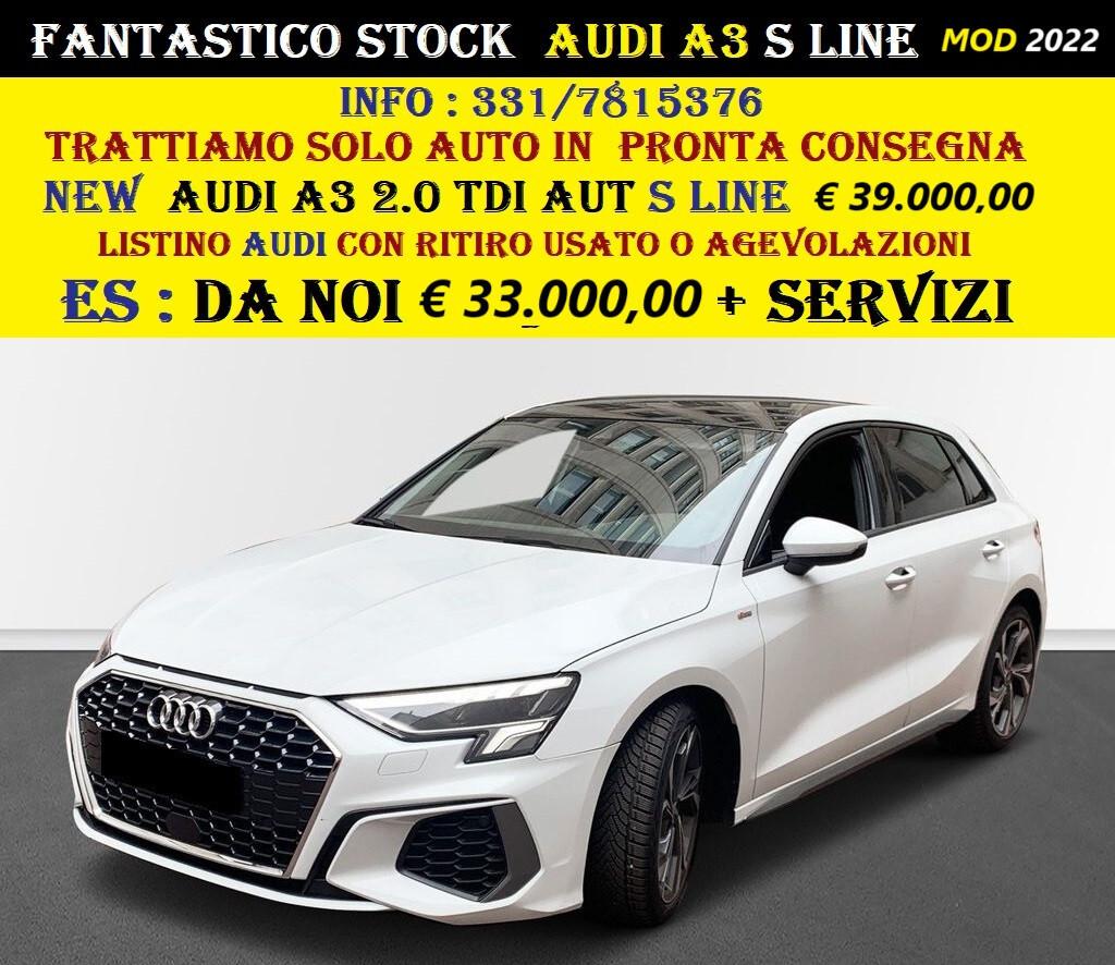 AUDI A3 2.0 TDI AUT S.B S LINE VARIE